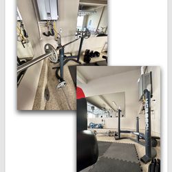 Marcy MCB880M Squat Rack (and Olympic Barbell)