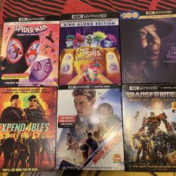 4K Ultra HD MOVIES LOT 