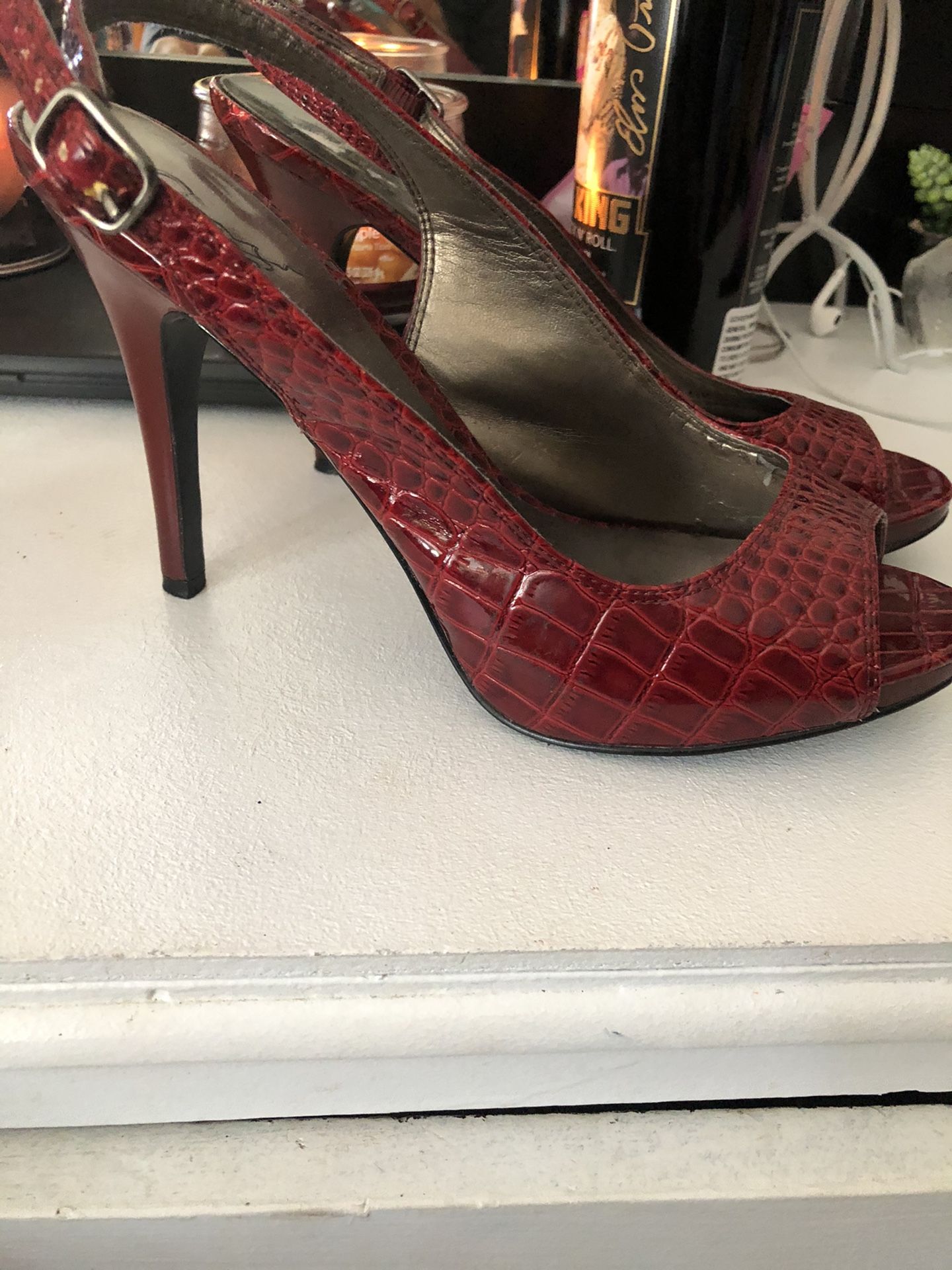 Red high heels
