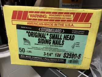 StormGaurd brown Siding 3.25” nail about 5lbs (cedar)