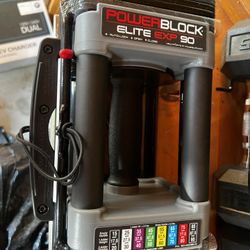 PowerBlock Adjustable Dumbbells, 50lbs