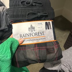 2 pack men lounge pants size large new