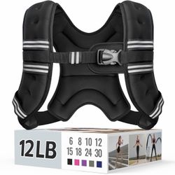 🔥 Zeerun 12LB Weighted Vest for Men & Women | NEW | $25 | CASH