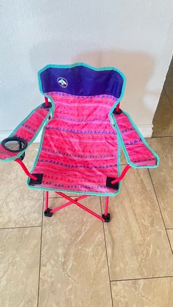 Kids Folding Camp Chair with Cup Holder