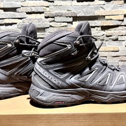 Salomon Contagrip GORE-TEX Waterproof Men’s 10.5 Hiking Shoes 