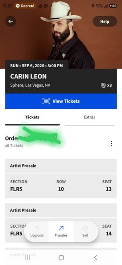 Carin Leon at the Sphere on September 6