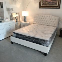 Recamara Queen 4 Piesas Solo ahoy Y Manaña $599 Colchones A Buen Precio