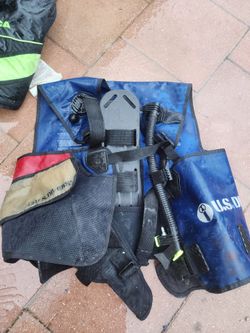 US Divers Blue Dive Vest