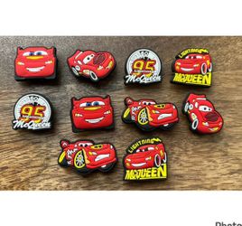 Disney cars, croc charms bundle