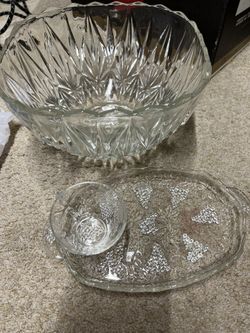 Crystal Serving Set 