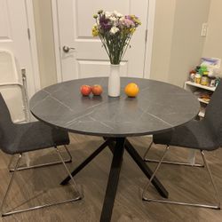 IKEA Dining Table + 2 Chairs + 1 FREE Matching Bar Stool