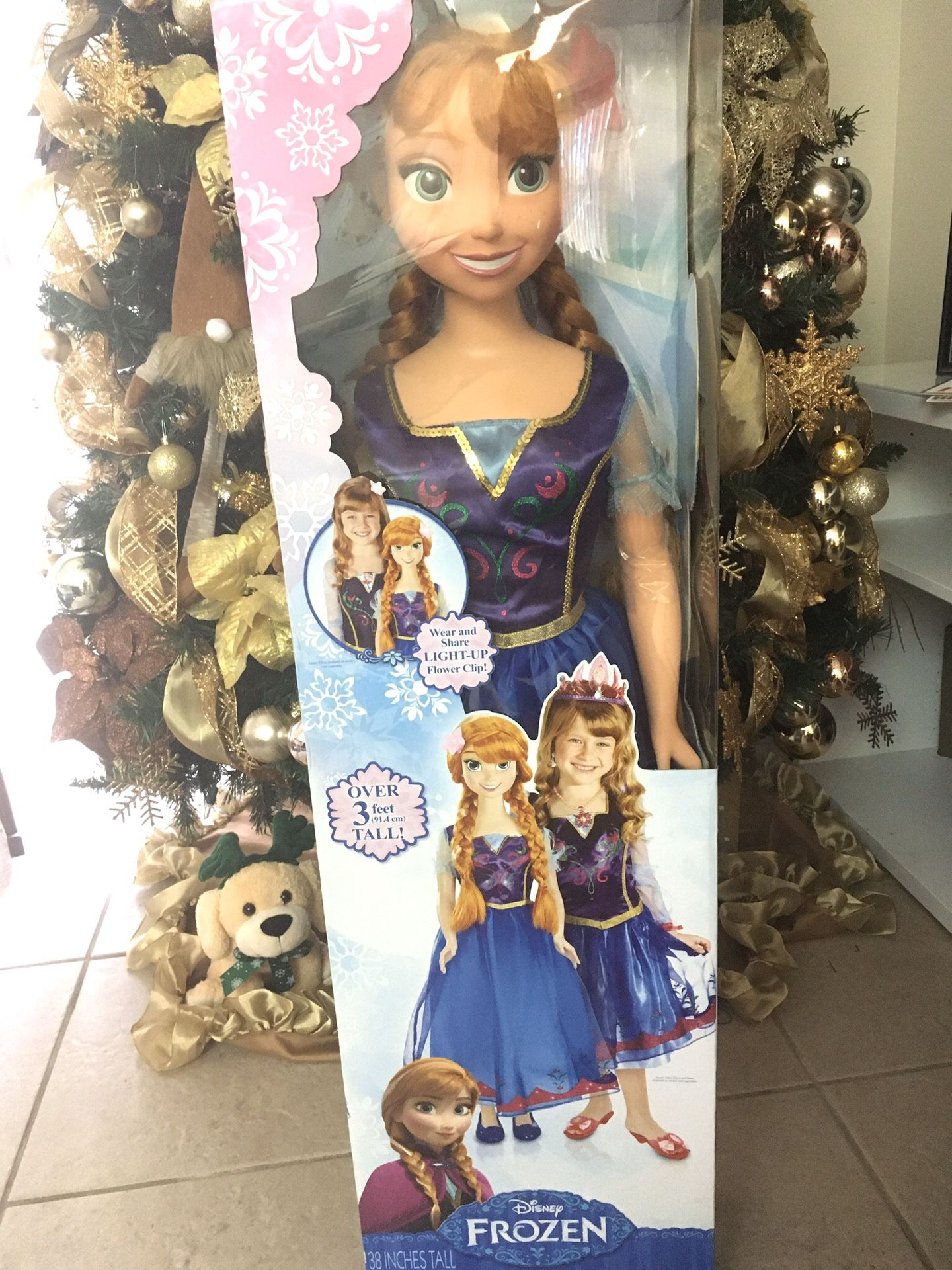 Disney Frozen My Size Anna Doll