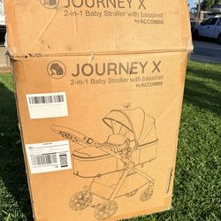 ACCOMBE Journey X 2-in-1 Baby Stroller with Bassinet