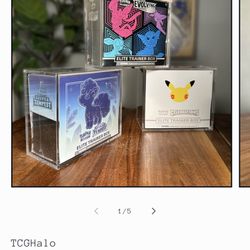 Pokémon acrylic case For Etb