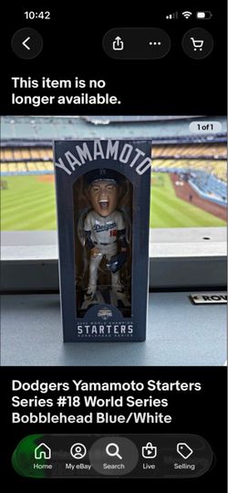 "Yamamoto Starter Series" Bobblehead - Yoshinobu - LA Dodgers 9/5 SGA