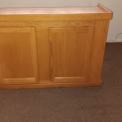 Fish Tank Stand.  Wood
