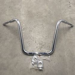 Motorcycle Ape hanger bars with risers 