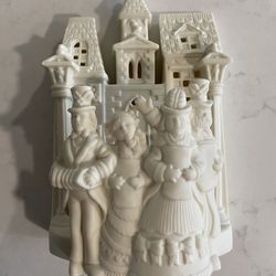 Vintage Partylite Village Carolers Tealight Holder