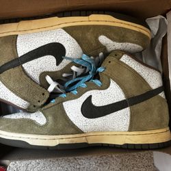 Cracked leather DUNKS 