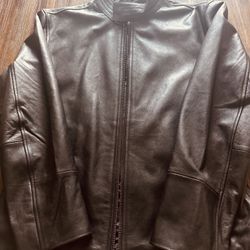 Slate & Stone lamb Leather Moto Jacket, Size M