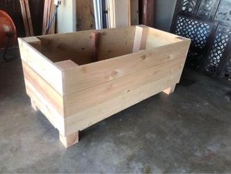 Custom Order Most Beautiful Cedar Redwood Planter Box Garden Bed nosey neighbors Privacy Woodwall Trellis