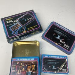 Star Trek playing cards .