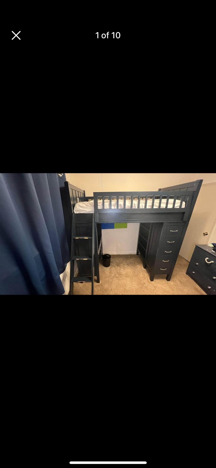 Pottery Barn Camp Bunk Bed Loft System Twin Bed