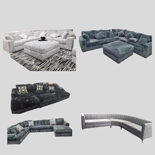 Brand NEW SECTIONAL COUCHES Sofas CHAISE
