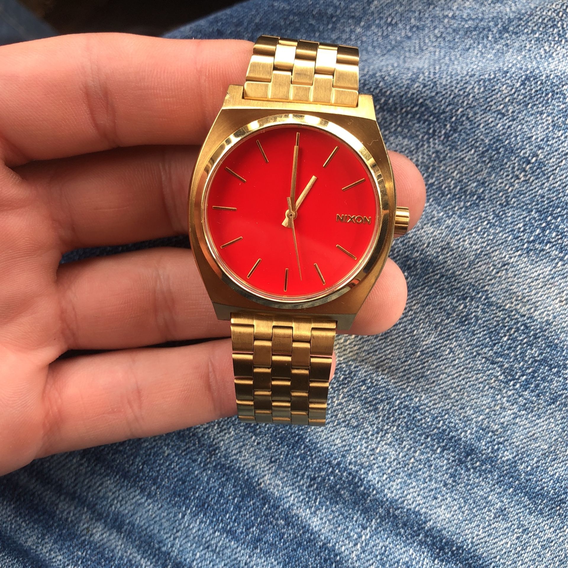 Gold Nixon Watch