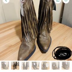 Cowboy Boots Women Size 8