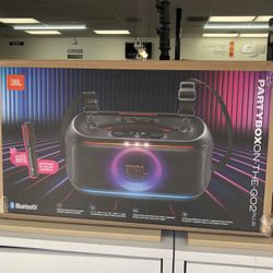 JBL Partybox On The Go 2 Plus Party Speaker With Wireless Microphone 