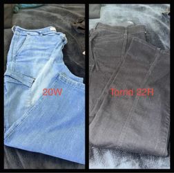 Plus size pants 8$ each