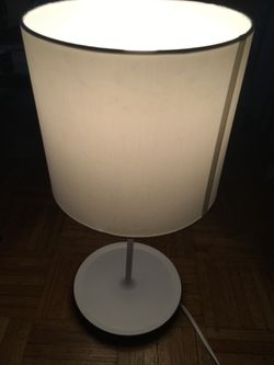 Table lamp white with USB by Room Essentials. 19” tall x 9” wide