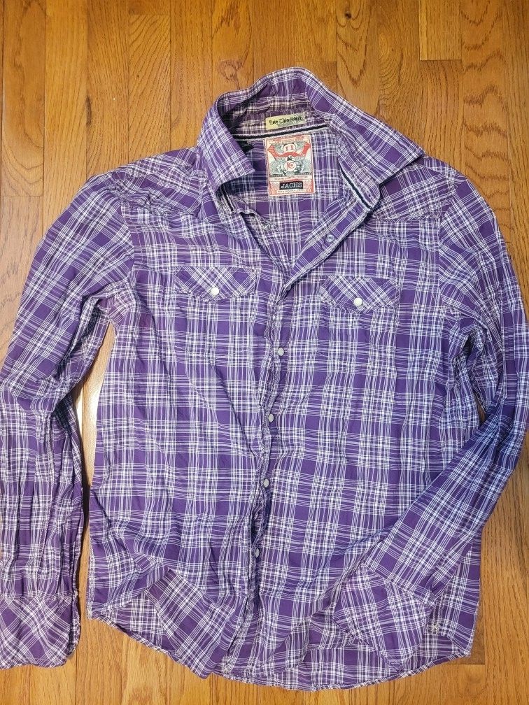 Just A Cheap Shirt - Plaid Purple 