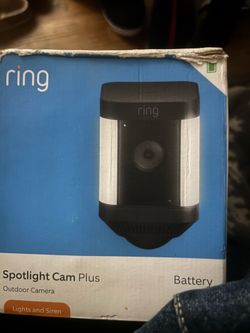 ring spot light cam plus 1/2 price $75