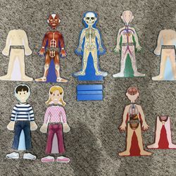 Melissa & Doug Human Body Anatomy Magnetic Dress-Up play set
