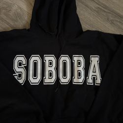 XXL New Soboba Tribal Black hoodie sweatshirt Size 2X