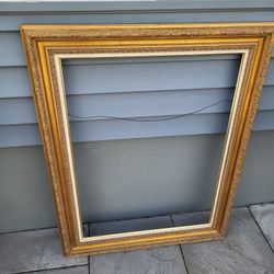 Empty frame painted gold 29x37"