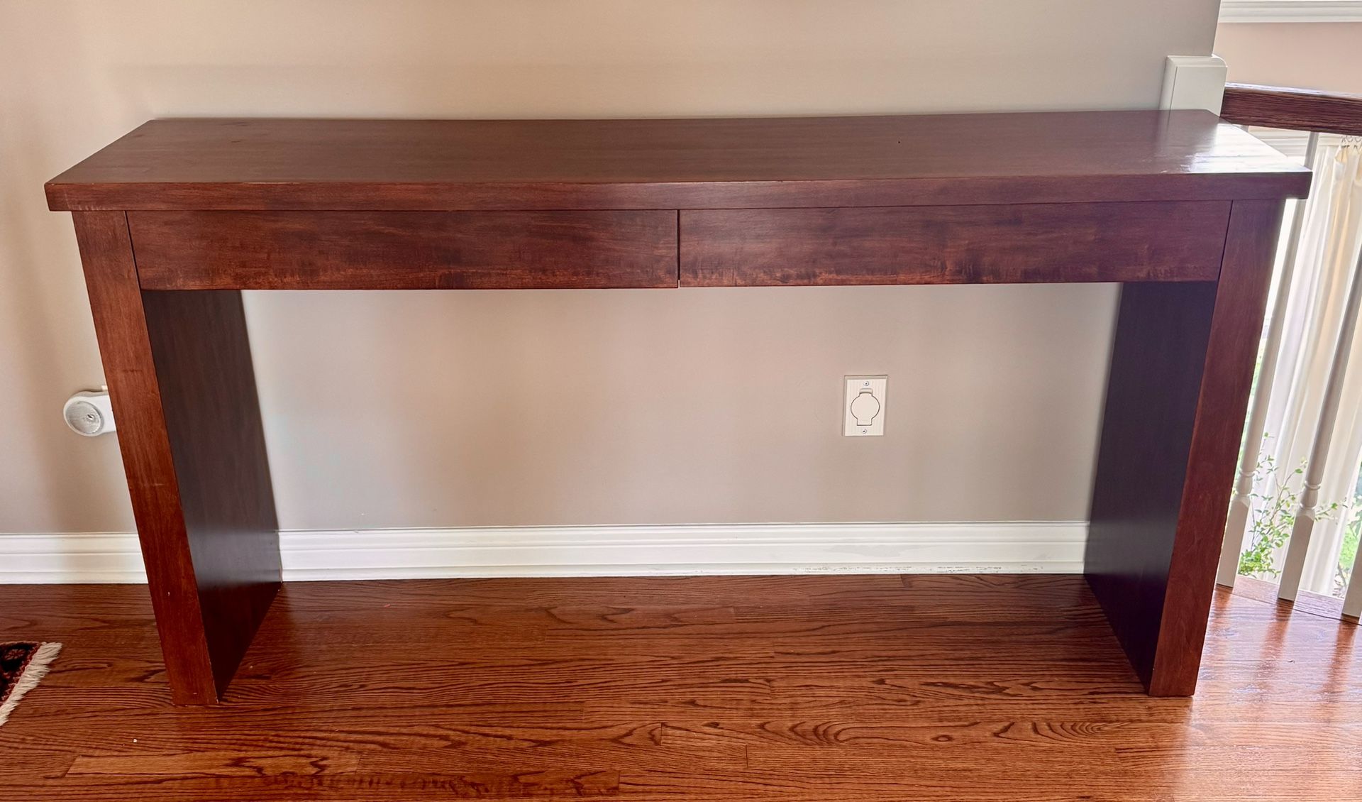 Beautiful Wooden Console Table - Brown
