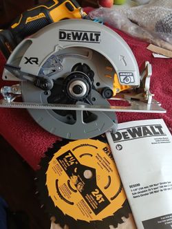 20v RX Dewalt brushless circular saw 71/4inch 590 new only tool