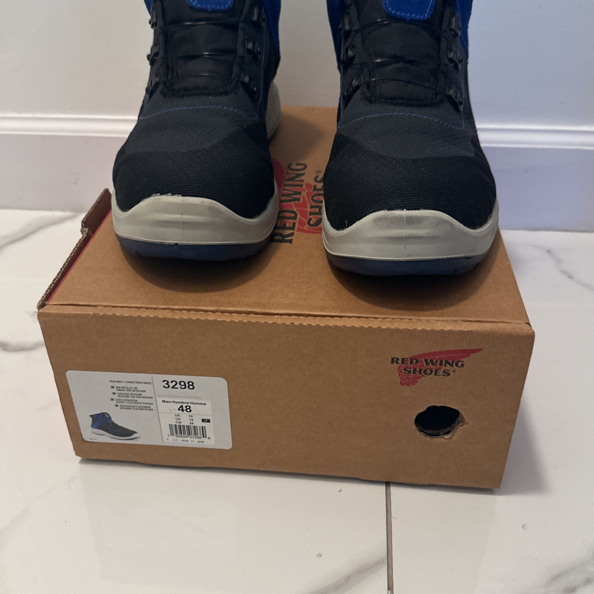 Red Wing Shoes, Style 3298 Sizes 48 US 14 , Safety Shoes , Puncture Resistant, Static Dissipative, Electrostatic Discharge