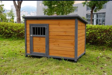 Large Wooden Outdoor Dog House