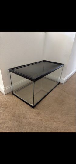 Glass Reptile Tank with Screen Lid