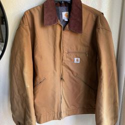 Carhartt Detroit Jacket 2XL Full Zip Lined Made in USA