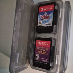NINTENDO SWITCH BUNDLE: 3 ZELDA GAMES + POKEMON