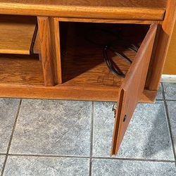 Classic Oak Entertainment Center