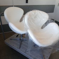 Faux Leather Chairs Or Bar Stool Like New$50each