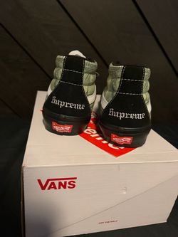Supreme vans size 10 brand new
