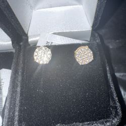 Gold Bling Out Earrings 