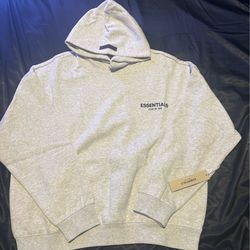 Fear Of God Essentials Hoodie Light Oatmeal Size M